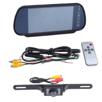 7 LCD Car Rear View Backup Parking Monitor With Camera (Two way video input, 480W * RGB * 234H )