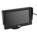 4.3 Inch TFT Car Rearview LCD Monitor 2 Video Input PAL/NTSC Auto Switch with Stand for Car Backup Camera CCTV Camera Car DVD and More