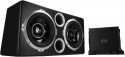 VM Audio Dual 10 Vented Port 1600 Watt Sub Car Stereo Box Bass Package w/Amp