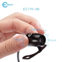 Esky EC170-06 Smallest HD Color CCD Waterproof Vehicle Car Rear View Backup Camera, 170 Degree Viewing Angle Rearview Camera(0.86*0.65*0.50 inch)