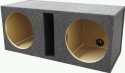 R/T 300 Enclosure Series (328-10) - Dual 10 Slot Vented Sub Bass Hatchback Speaker Box with Labyrinth Power Port