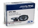 Alpine SPS406 / SPS-406 / SPS-406 4x6 Coaxial 2-Way Speaker Set