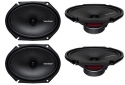 4) New Rockford Fosgate R168X2 6x8 220W 2 Way Car Coaxial Speakers Audio Stereo