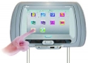 Tview T99DVTS-GR  Two Headrest Touch Screen with Dual Side DVD Player (Gray)