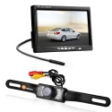 TaoTronics® Car Rear View System TT-CM04 7-inch TFT LCD Car Rear View Monitor & TT-CC01 Waterproof Backup Camera with 7 IR LED Night Vision
