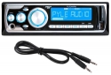 Pyle PLR24MPM AM/FM MP3 Car In Dash Receiver USB/SD/AUX Audio Stereo 240W+Cable