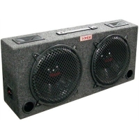 XXX kic120 Xxx kic120 (2) Dual 12 Car Audio Subwoofer Sub Box W/ 5 Tweeters