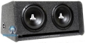 JL Audio CP210-W0v3 Dual 10 10W0v3-4 Loaded Ported Enclosure with Gray Carpet Finish