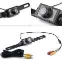 High-definition Rear-view License Plate Back-up and Parallel Parking Reversing Camera Universal Waterproof Color PAL NTSC