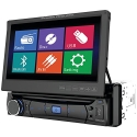 Power Acoustik PD701B 1-DIN MOBILE 8 SOURCE UNIT with 7-Inch LCD
