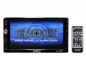 Absolute USA DD-4000BT 7-Inch Double Din Multimedia DVD Player Receiver with Touch Screen System Display and Detachable Front Panel Built-In Bluetooth