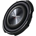 PIONEER TS-SW2502S4 10 1,200-Watt Shallow Subwoofer with Single 4_ Voice Coil