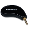 Excelvan Car Wireless Bluetooth Audio Music Streaming Receiver Adapter 3.5mm AUX Hands Free Kit