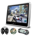XTRONS® 10.1 Inch HD Digital Touch Screen Car Headrest DVD Player Ultra-thin Detachable One IR Headphone Included