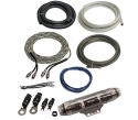 Lightning Audio by Rockford Fosgate 4 Gauge Ga Awg Amplifier Installation Wiring Amp Kit