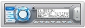 Clarion M205 Marine Digital Media USB/MP3/WMA Receiver 13-Segment LCD Display Wireless Remote Control Ready