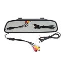 AGPtek® 4.3 Clip-on Color TFT LCD Car Rear view Mirror Monitor for Screen Reverse Camera DVD