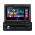 Power Acoustik PD-724B 7 Single-Din In-Dash Motorized LCD Touchscreen Dvd Receiver with Bluetooth