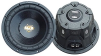 Lanzar MAXP104D Max Pro 10-Inch 1,200-Watt Small Enclosure Dual 4-Ohm Subwoofer