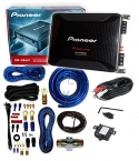 Pioneer GM-D8601 4 Gauge 1600W Monoblock Class-D Car Amplifier + Amplifier Wiring Kit**