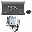 Boss Audio AR1500M 1500W MONO Car Amplifier Power Amp+Remote+High/Low Converter