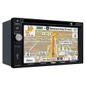 Jensen VX7022 2 DIN Multimedia Receiver, 6.2 Touch Screen with Bluetooth, SiriusXM (Black)