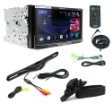 Pioneer AVH_X4800BS DVD Receiver Bluetooth, SiriusXM-Ready + Universal Rear View Night Vision Backup Camera + Free Trinket Box