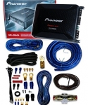 Pioneer GM-D8604 4 Gauge 1200 Watt 4-Channel Class FD Car Amp + Amplifier Wiring Kit**