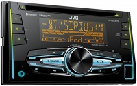 JVC KW-R920BTS Double DIN Bluetooth In-Dash Car Stereo Receiver w/ For Android & iPhone, SXM, Vario, 2 pre 4.8V and FLAC playback
