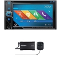 Clarion NX405 2-Din DVD Multimedia Station with SiriusXM SXV300v1 Connect Vehicle Tuner Bundle