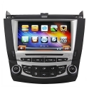 Koolertron For 7th 2003 2004 2005 2006 2007 Honda Accord Single Zone 8 Inch Koolertron Digital HD Touchscreen DVD GPS Navigation System with iPod BT Control Radio RDS FM (OEM Factory Style,Free Map)