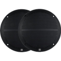 Dual DMP660B 6.5 Inch Dual Cone Marine Speakers, Black