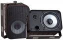 Pyle Home PDWR50B 6.5-Inch Indoor/Outdoor Waterproof Speakers (Black) (Pair)
