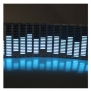 AGPtek® 45*11cm Sound Music Activated Car Stickers Equalizer Glow Blue LED Light (Space Saving, Low Power Consumption)
