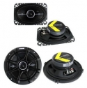 2) Kicker 41DSC464 4x6 120W + 2) 41DSC654 6.5 240W 2-Way Car Coaxial Speakers