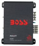 BOSS Audio R1004 Riot 400-watts Full Range Class A/B 4 Channel 2-8 Ohm Stable Amplifier