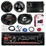 JVC KD-R670 CD/MP3 AM/FM Radio Player Car Receiver Bundle Combo With 2x JVC 300W 6.5 2-Way Car Audio Speakers + 2x 6x9 3-Way Stereo Speaker + 1600 Watt Class A/B Amplifier + Boss 8g Amp Install Kit