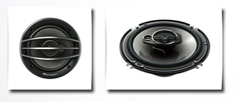Pioneer a-series 6 1/2 3-way 300 watts speakers, pair
