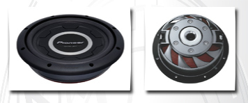Pioneer 10-inch step up shallow s4 subwoofer